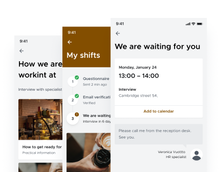 Onboarding, conectare la portaluri de joburi